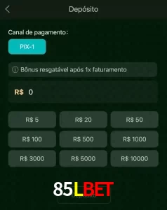 deposits 85LBET
